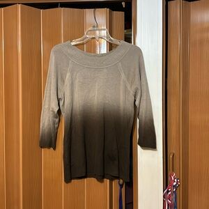 VGUC AB studio size large two tone colored sweater